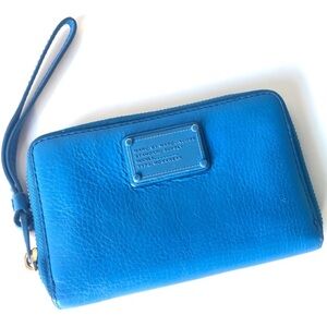 Marc by Marc Jacobs Leather Electro Q Zip Wallet Wristlet
